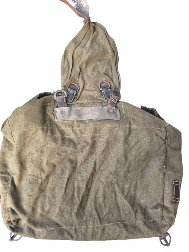 Grand rucksack toile verte - verte, à