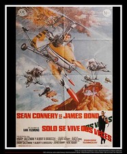 YOU ONLY LIVE TWICE Bond 007 Spanish 1SH Vintage Movie Poster Original 1967