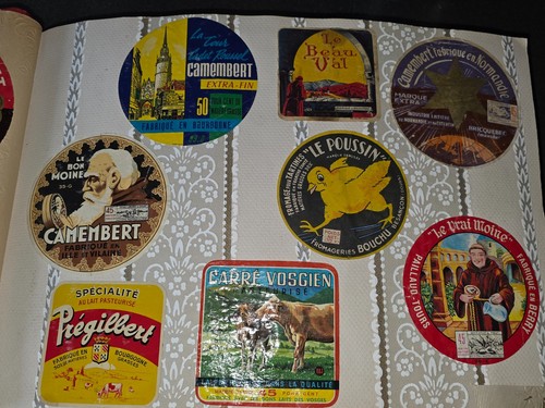 Ancienne etiquette fromage - etiquette,