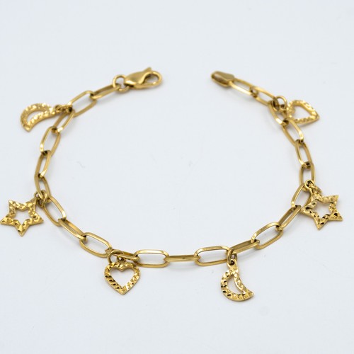Bracelet jaune 18 carats - en,