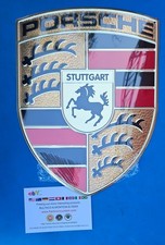 PORSCHE PLAQUE MÉTALLIQUE