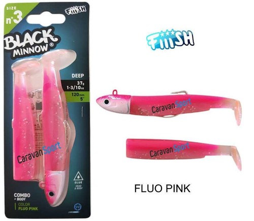 Fiiish black minnow combo 120 - combo,