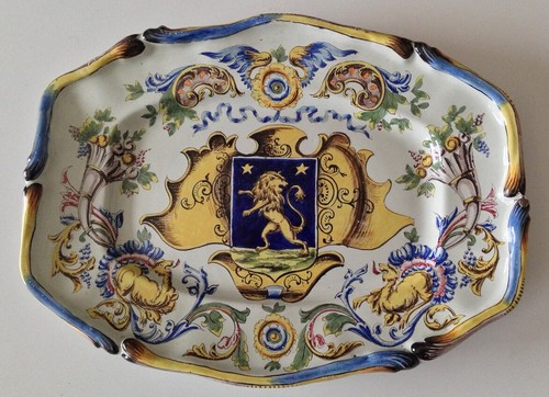 Grand plat faience - plat,