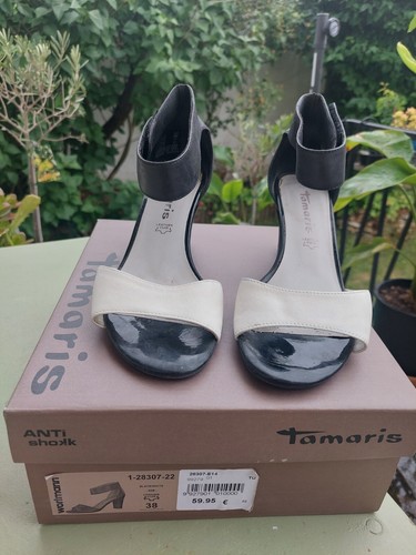 Sandales tamaris noires - noires, et