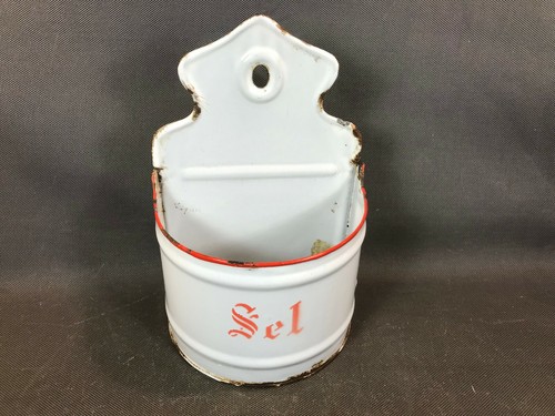Ancienne boite sel en - boite, à