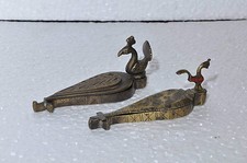 Vieux Laiton 2 PC Gravé 2