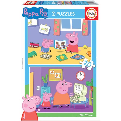 Puzzle bois peppa pig - puzzle, à
