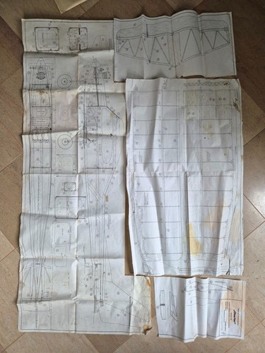 Vintage plan avion rc - plan,
