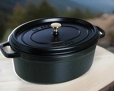 Staub cocotte ovale noire - staub, 33-cocotte