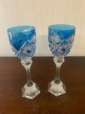 2 verres Chambord taillé collection cristal de Saint Louis(prix à la pièce)
