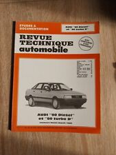 Revue Technique Audi 80 1.9 D 1.6 TD diesel turbo D depuis 1989 RTA Audi 80 3 