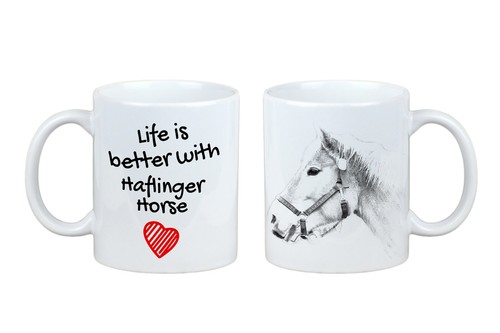 Tasse haflinger avec - cheval, la