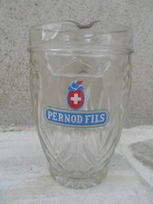 Ancien pichet / broc dépoli PERNOD FILS