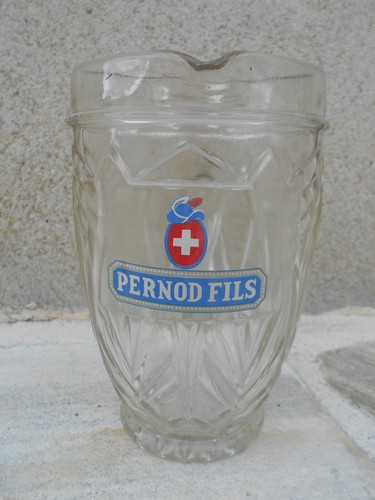 Ancien pichet broc dépoli - /,