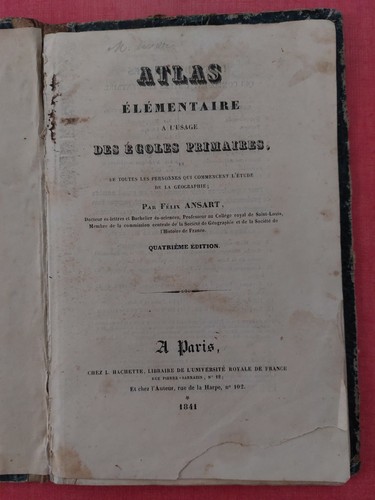 Atlas elementaire usage - elementaire, à