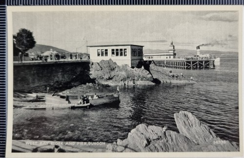 Carte postale dunoon west - postale, bay