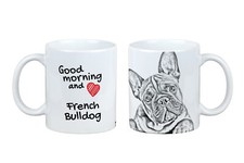 Bouledogue français tasse avec chien bonjour Art-Dog