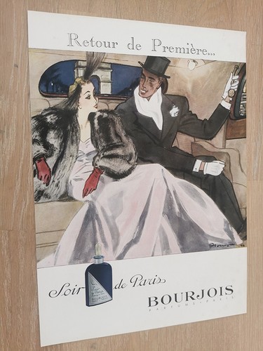 Publicité 1946 bourjois - publicité,