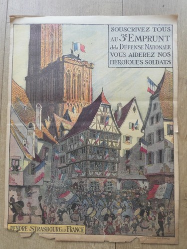 Affiche ancienne hansi rendre - ancienne,