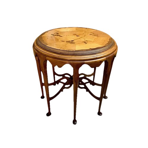 Table round wood - table, leg
