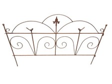 barrière de jardin en fer forgé / bordure / grille de jardin 