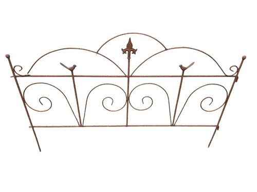 Barrière jardin fer - de,