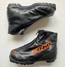 Chaussure ski de fond SNS Enfant YOKO of Finland XCountry Taille 36 Noir Orange