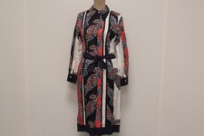 HERMES Robe soie Dragons T36