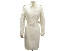 MANTEAU BURBERRY LONDON TRENCH LONG IMPERMEABLE CEINTURE COTON COAT 38 M 2150€