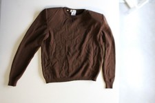 HERMES Pull marron Laine T42 (32575)