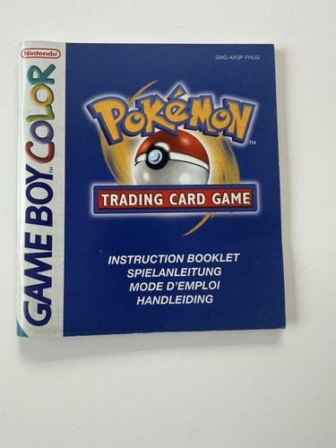 Notice game boy color - , pokemon