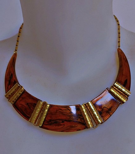Vintage collier bakélite - vintage, tour