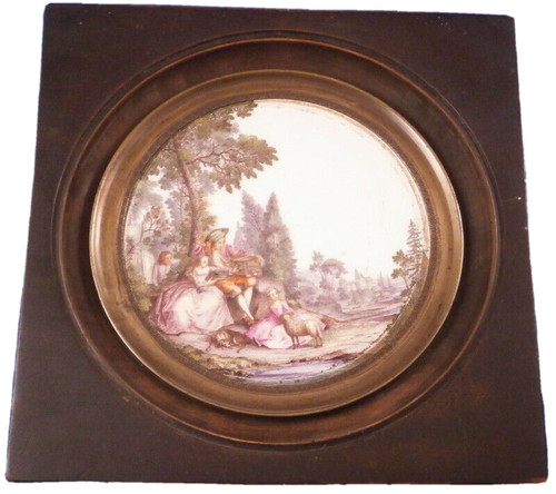Plaque porcelaine meissen - porcelaine,