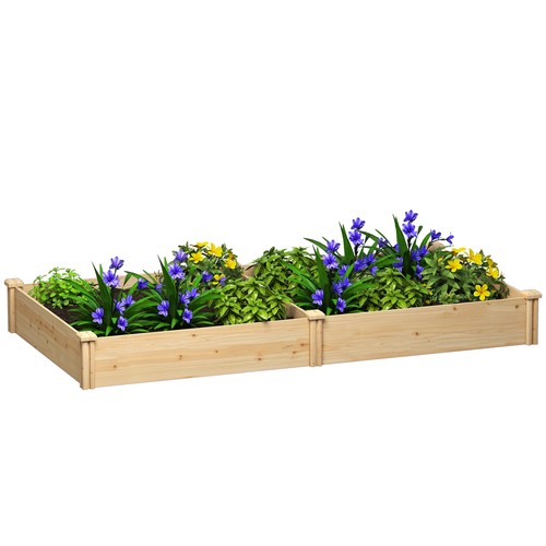 Outsunny carré potager - carré, de