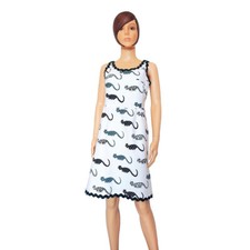 Robe courte d'été imprimé