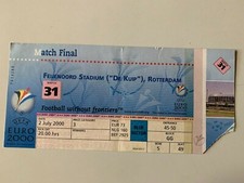 TICKET MATCH FINAL EURO 2000 -