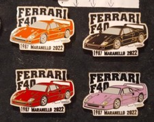 4 Pin's Lapels Ferrari F40