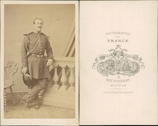 Franck, Paris, militaire officier lieutenant professeur école Saint-Cyr Vintage 