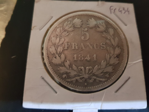 Francs louis philippe 1841 w - 5,