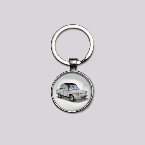 Porte clés panhard - porte-clés, lilas