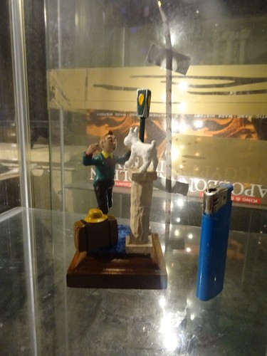 Figurine tintin plomb - tintin, en