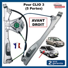 Mécanisme de Leve Vitre Avant Droit pour Renault Clio 3 1.5 dCi 1.6L 5 Portes