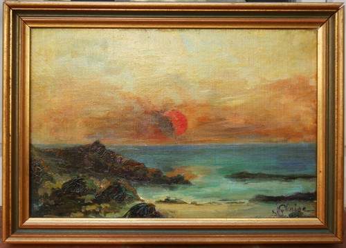 Tableau signé glaise - tableau,