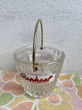 Ancien Seau A Glaçons Verre Pub Saint Raphaël Quinquina Bar Deco 