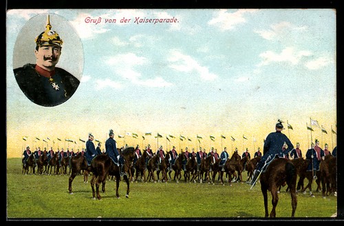Carte postale cavalerie