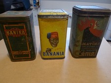 ensemble de boîtes de collection banania / cémoi / banika