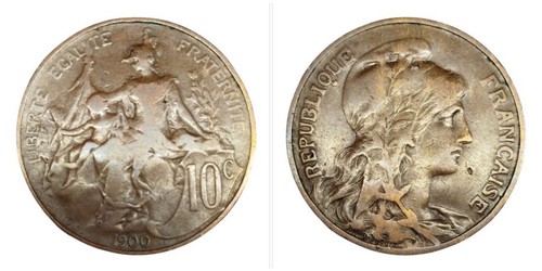France centimes 1900 - france,