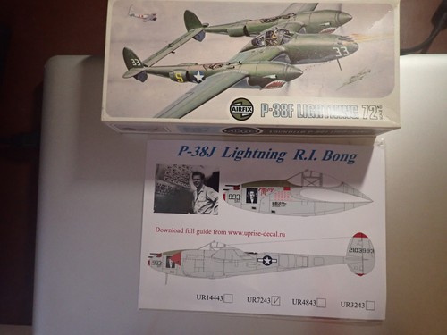 Maquette airfix 72 p38 - maquette,