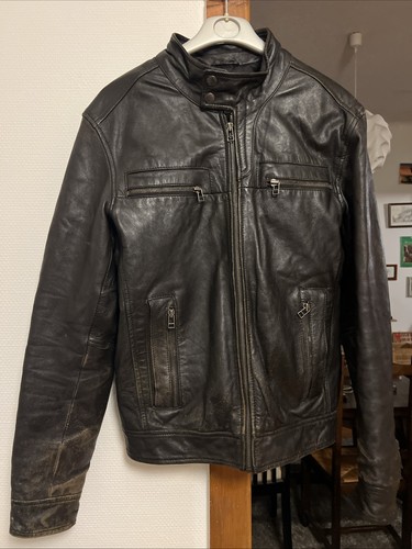 Vintage veste blouson cuir - veste,