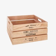 CAGETTE BOIS FACTORY 23X14X12CM NATURE